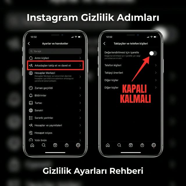 Instagram Gizlilik Ayarları